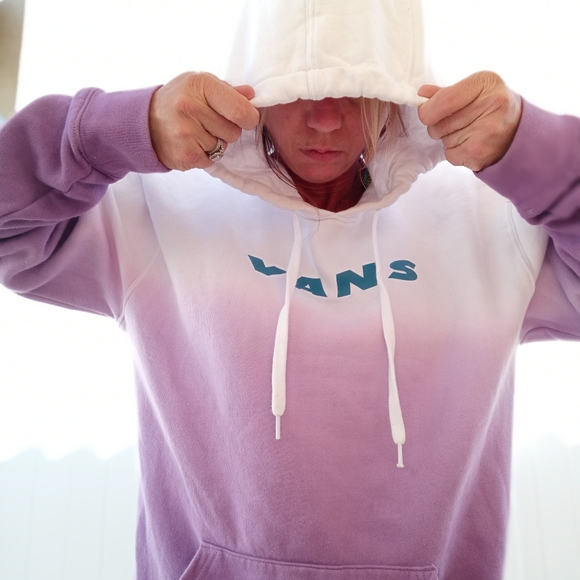 Vans Hoodie Off The Wall Tie Dye Ombre Medium - Picture 11 of 11